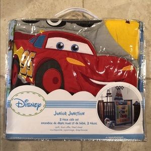 3 piece Disney Cars Baby Crib Set